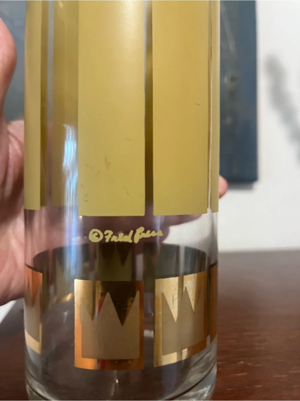 Fred Press cocktail pitcher
